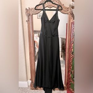 Beautiful black floor length Vera Wang